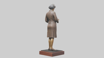 3D model Harper Lee statue model VR / AR / low-poly