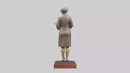 3D model Harper Lee statue model VR / AR / low-poly