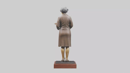 3D model Harper Lee statue model VR / AR / low-poly