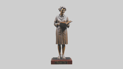 3D model Harper Lee statue model VR / AR / low-poly