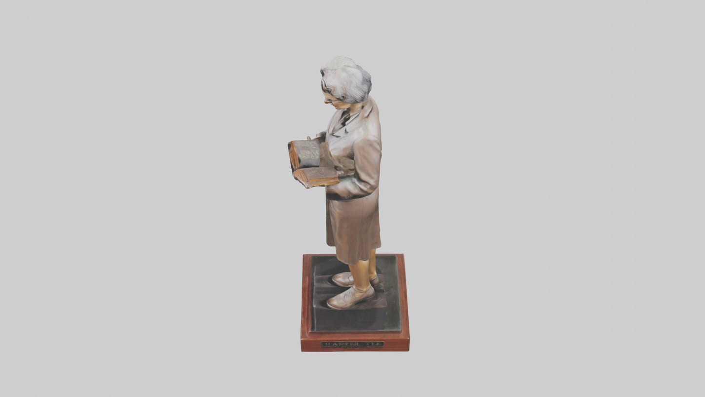 3D model Harper Lee statue model VR / AR / low-poly