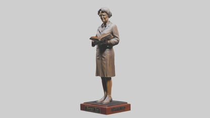 3D model Harper Lee statue model VR / AR / low-poly