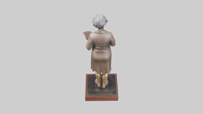 3D model Harper Lee statue model VR / AR / low-poly