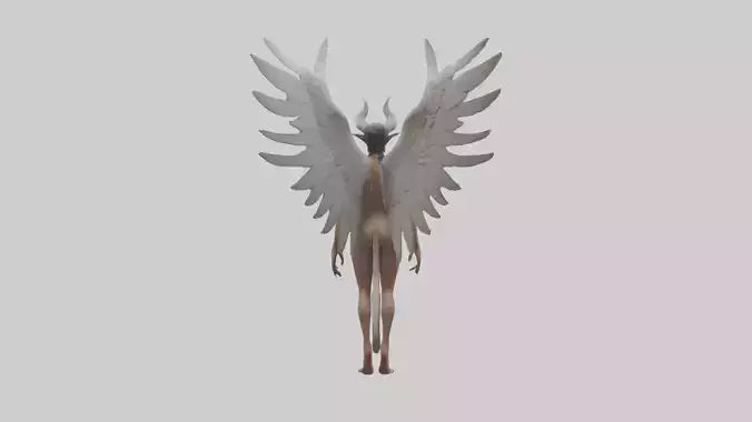 3D model Harpy Model VR / AR / low-poly