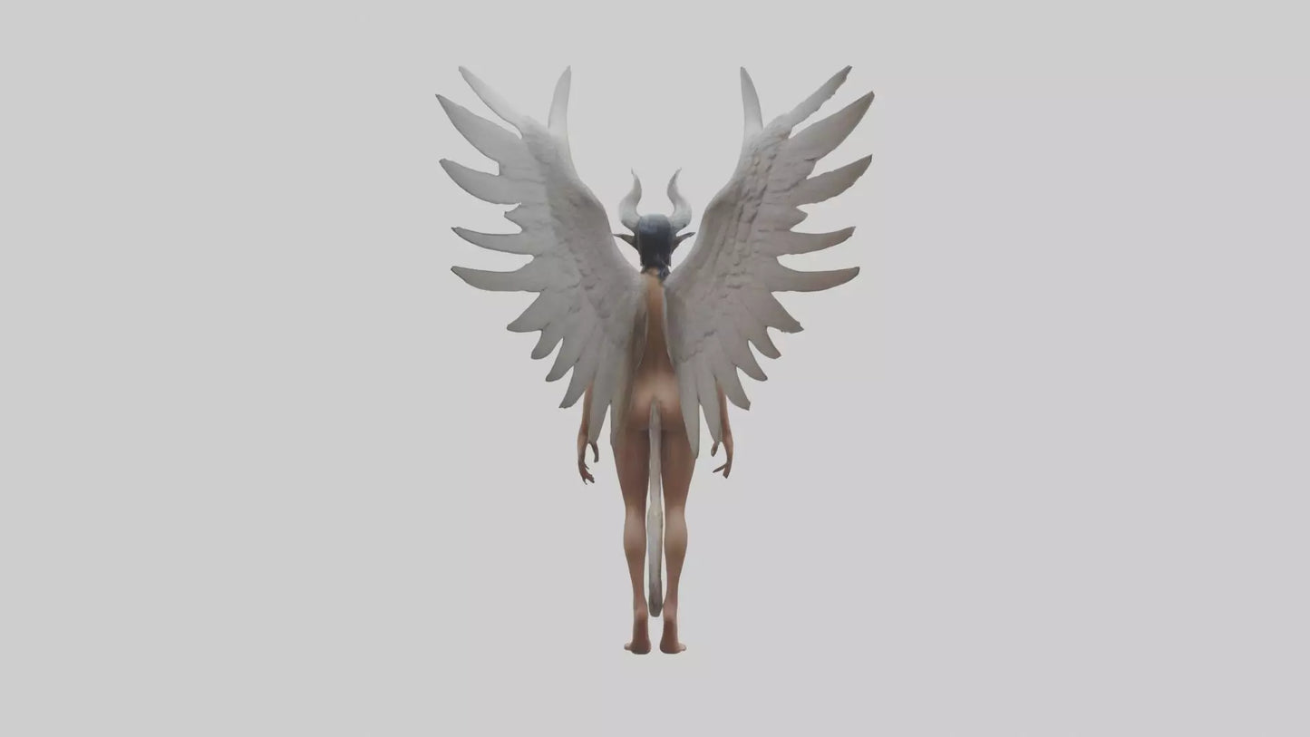 3D model Harpy Model VR / AR / low-poly