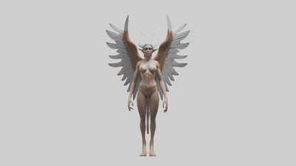 3D model Harpy Model VR / AR / low-poly