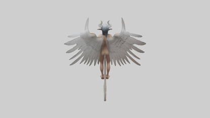 3D model Harpy Model VR / AR / low-poly