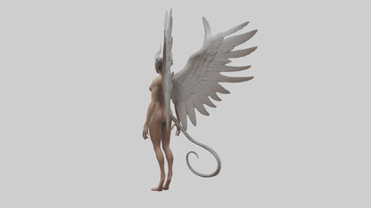 3D model Harpy Model VR / AR / low-poly