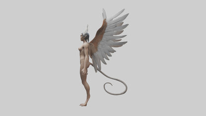 3D model Harpy Model VR / AR / low-poly