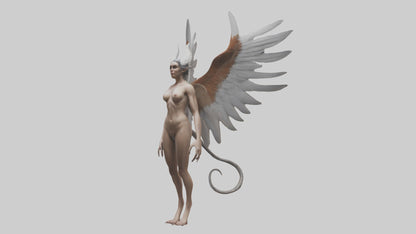 3D model Harpy Model VR / AR / low-poly