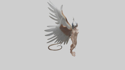 3D model Harpy Model VR / AR / low-poly