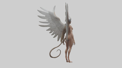 3D model Harpy Model VR / AR / low-poly
