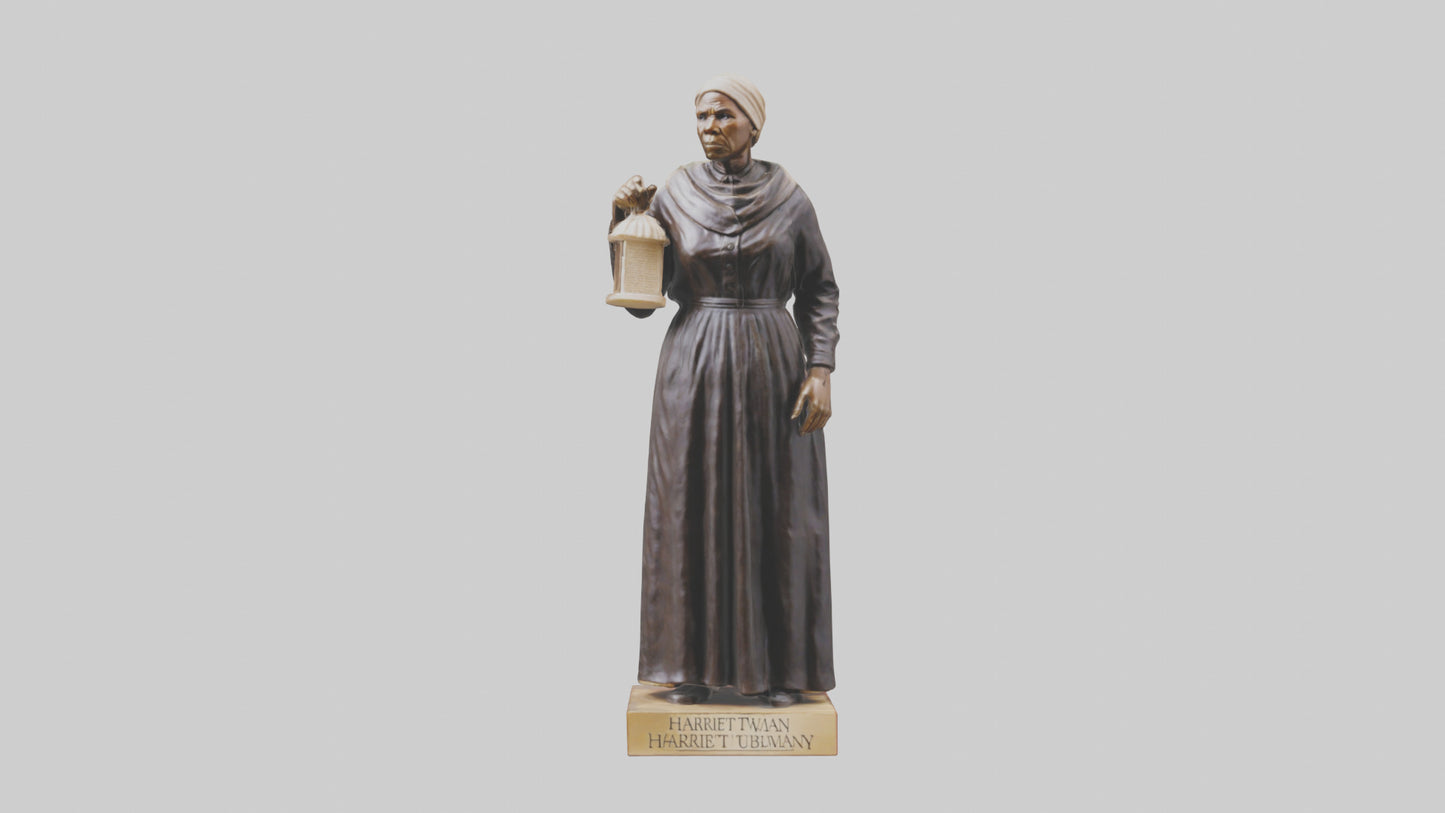 3D model Harriet Tubman statue model VR / AR / low-poly
