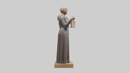 3D model Harriet Tubman statue model VR / AR / low-poly