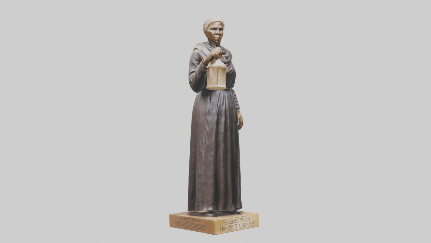 3D model Harriet Tubman statue model VR / AR / low-poly