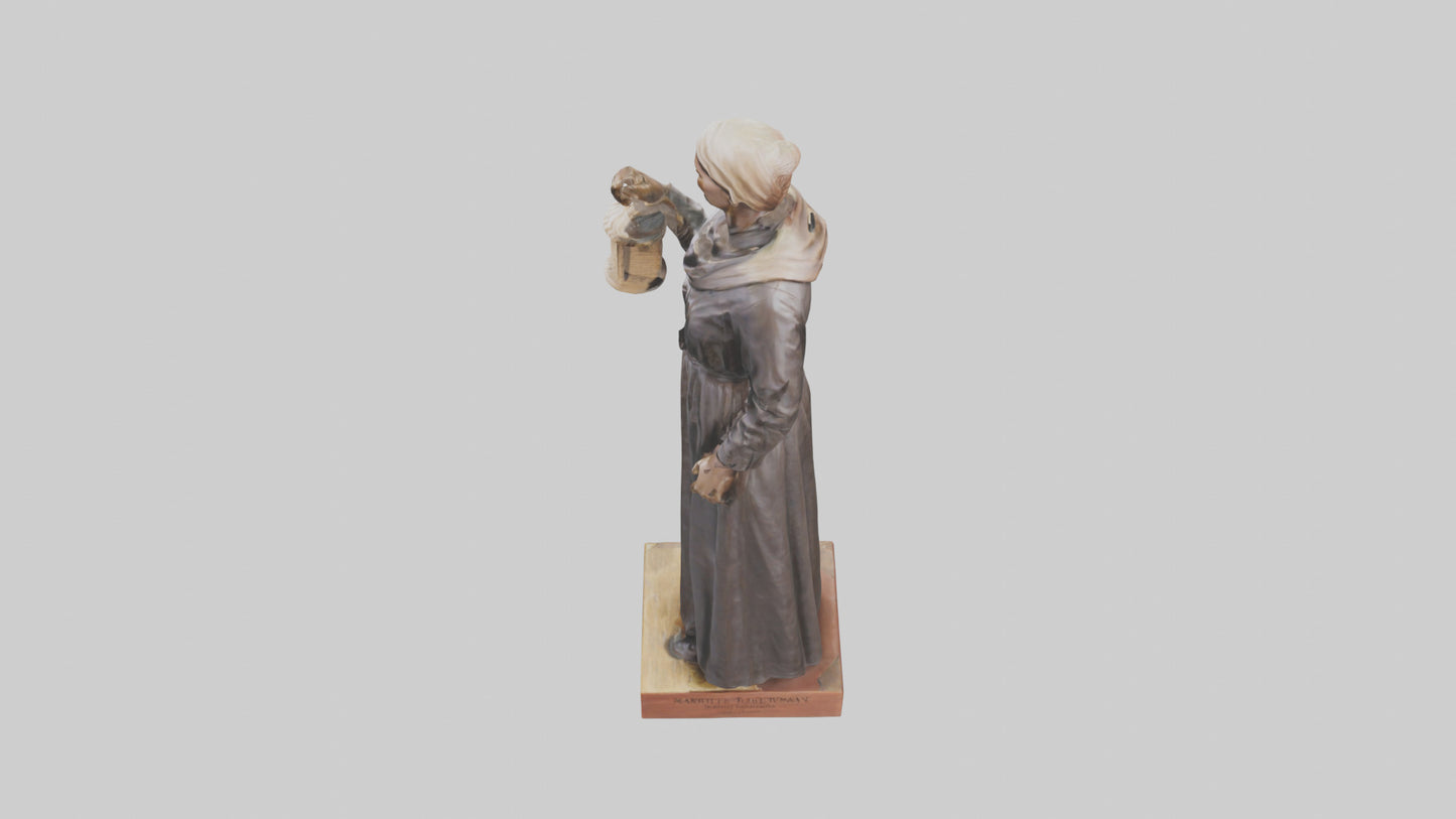 3D model Harriet Tubman statue model VR / AR / low-poly