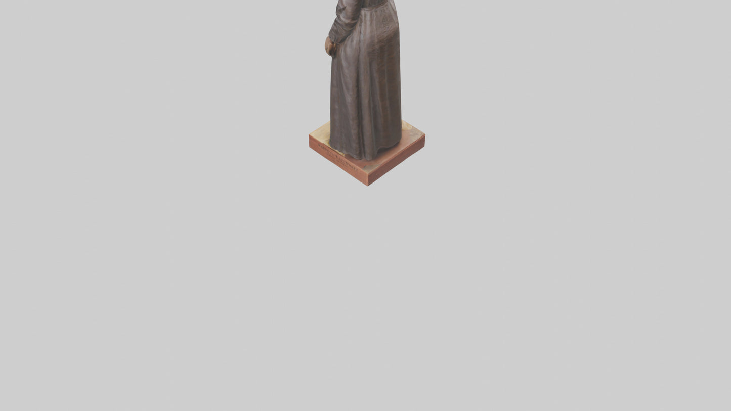 3D model Harriet Tubman statue model VR / AR / low-poly