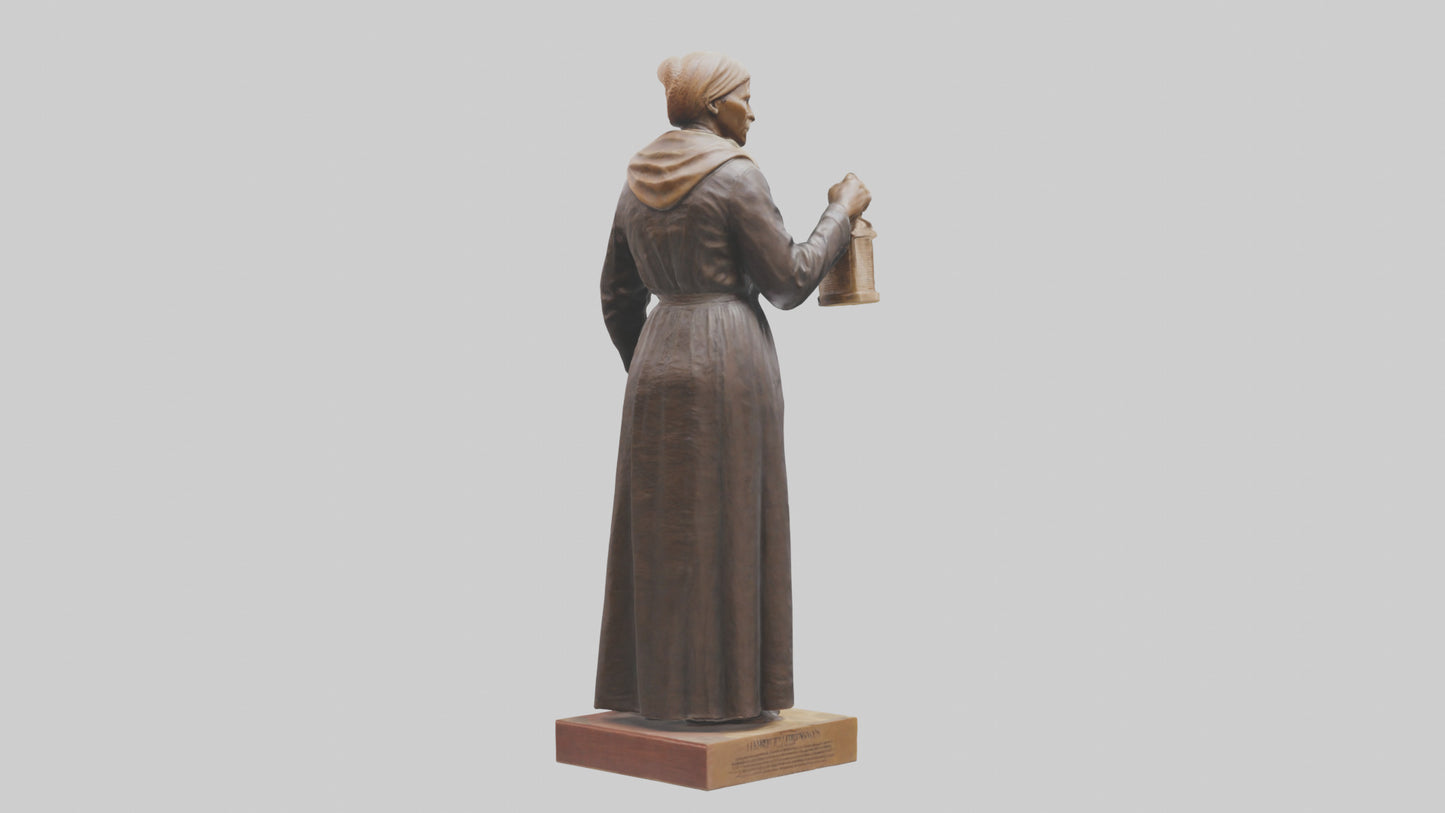 3D model Harriet Tubman statue model VR / AR / low-poly