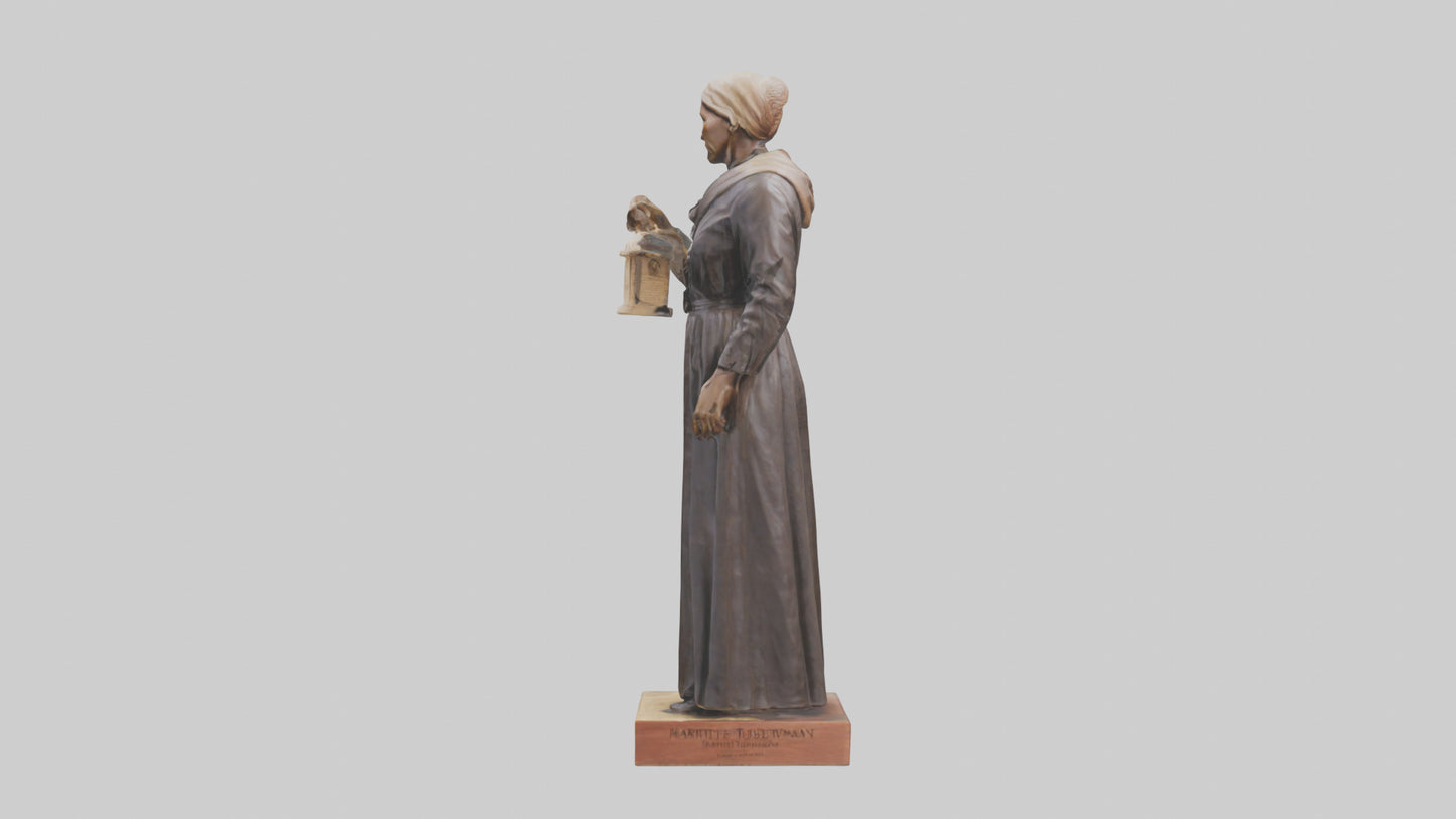 3D model Harriet Tubman statue model VR / AR / low-poly