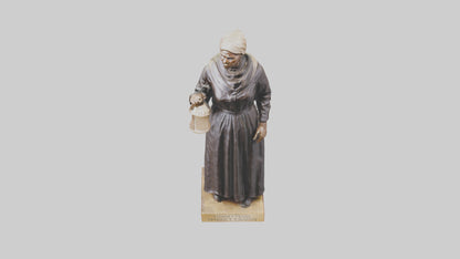 3D model Harriet Tubman statue model VR / AR / low-poly