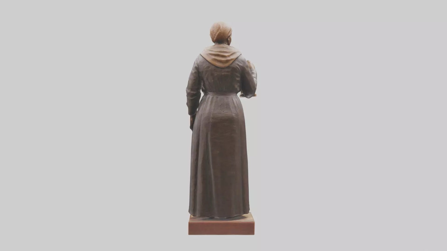 3D model Harriet Tubman statue model VR / AR / low-poly