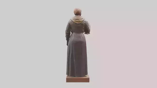 3D model Harriet Tubman statue model VR / AR / low-poly
