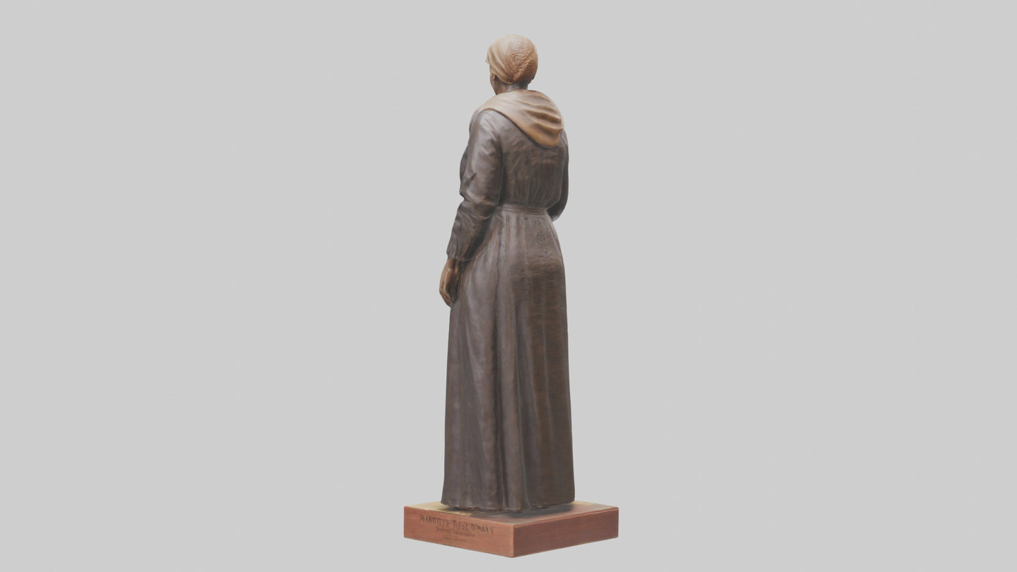3D model Harriet Tubman statue model VR / AR / low-poly
