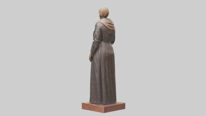 3D model Harriet Tubman statue model VR / AR / low-poly