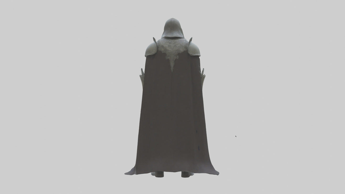 Haunted armor model VR / AR / low-poly