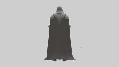 Haunted armor model VR / AR / low-poly
