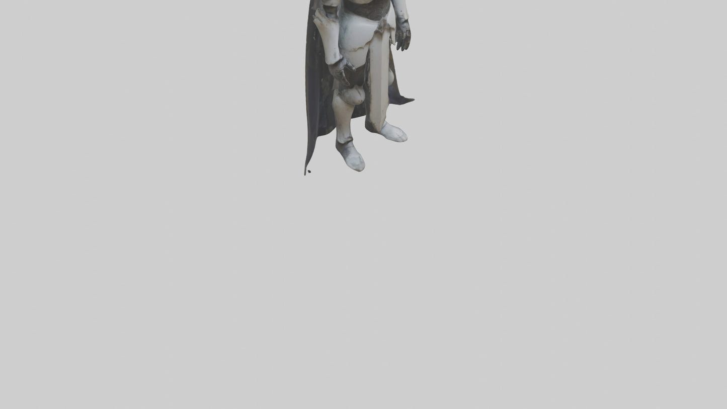 Haunted armor model VR / AR / low-poly