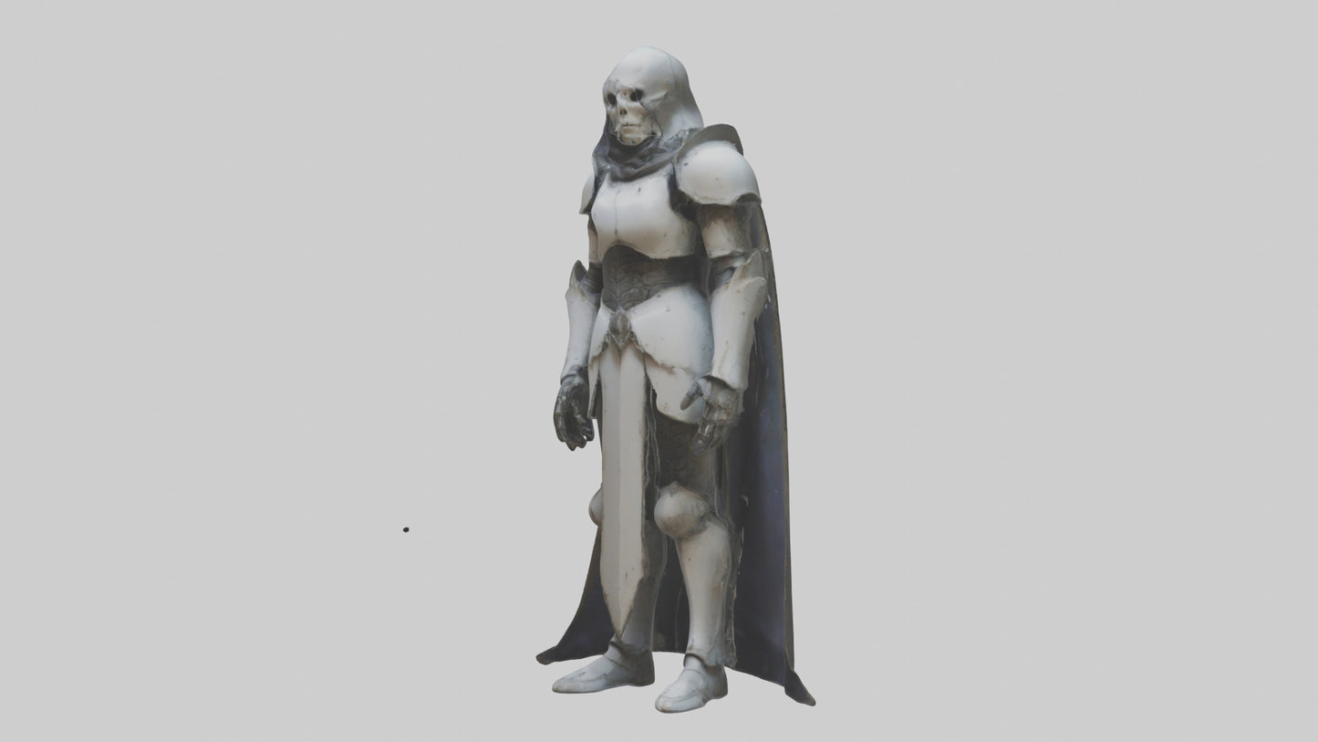 Haunted armor model VR / AR / low-poly