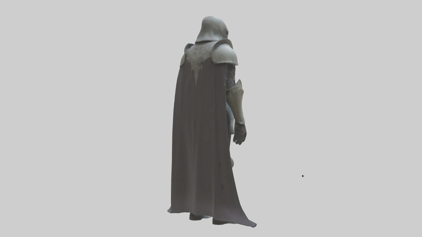 Haunted armor model VR / AR / low-poly