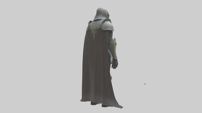 Haunted armor model VR / AR / low-poly