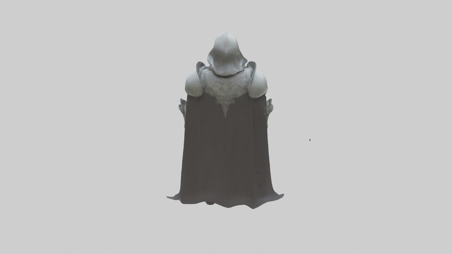 Haunted armor model VR / AR / low-poly