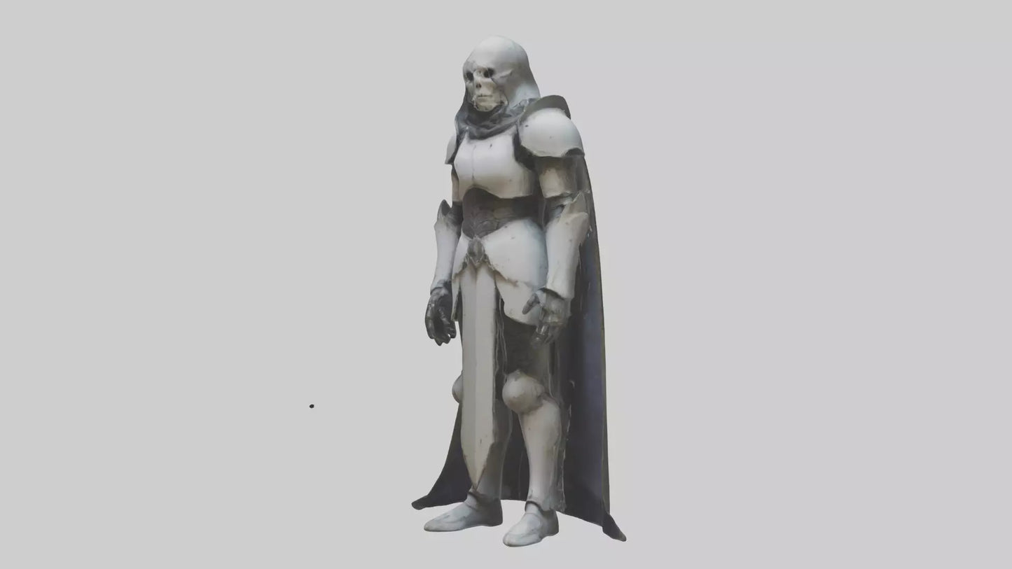 Haunted armor model VR / AR / low-poly