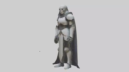 Haunted armor model VR / AR / low-poly