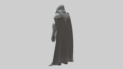 Haunted armor model VR / AR / low-poly