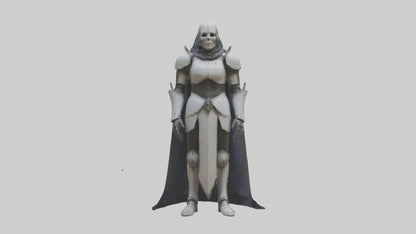 Haunted armor model VR / AR / low-poly