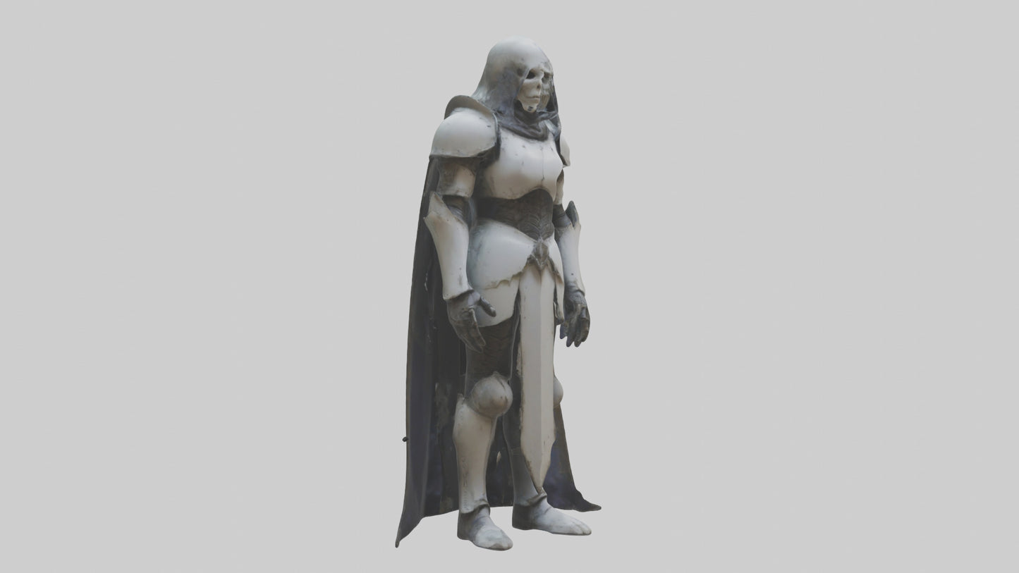 Haunted armor model VR / AR / low-poly