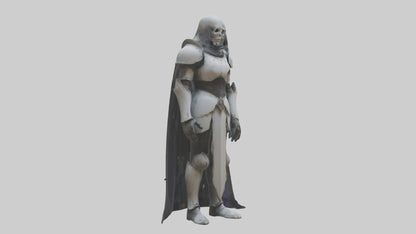 Haunted armor model VR / AR / low-poly