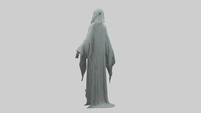 3D model Haunted ghost model VR / AR / low-poly