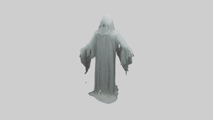 3D model Haunted ghost model VR / AR / low-poly