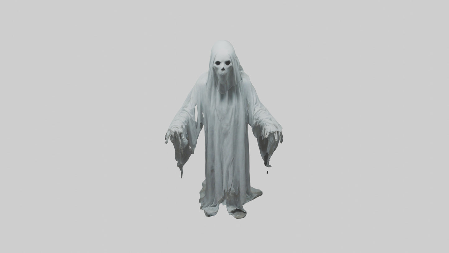 3D model Haunted ghost model VR / AR / low-poly