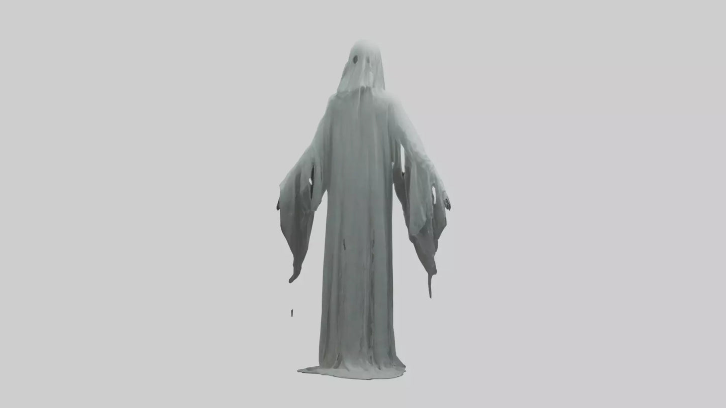 3D model Haunted ghost model VR / AR / low-poly