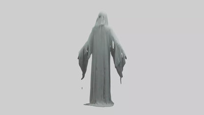3D model Haunted ghost model VR / AR / low-poly