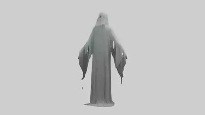 3D model Haunted ghost model VR / AR / low-poly