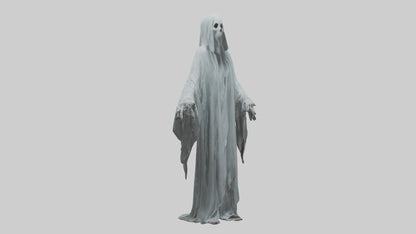 3D model Haunted ghost model VR / AR / low-poly