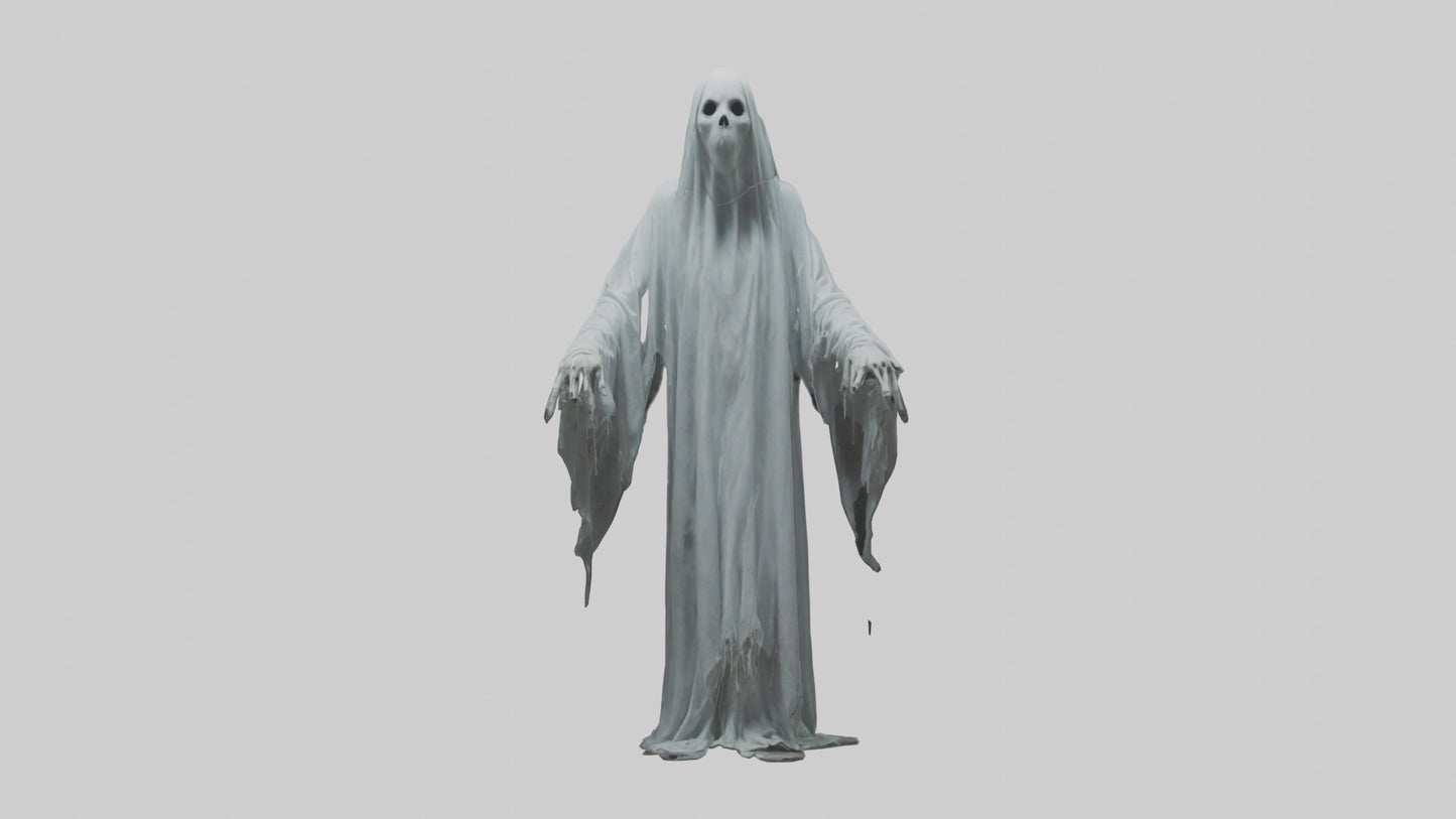 3D model Haunted ghost model VR / AR / low-poly