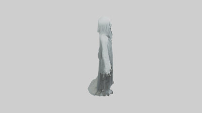 3D model Haunted ghost model VR / AR / low-poly